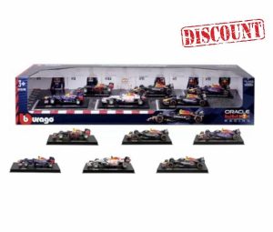 RZHomestore Maisto Bburago 1:43 Scale Highly Detailed Formula One Cars 6 Pack (Red Bull)