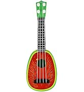 Kids Guitar,Toddler Guitar Kids Electric Guitar Guitar For Kids Ukulele Toy 4 Strings Excellent S...