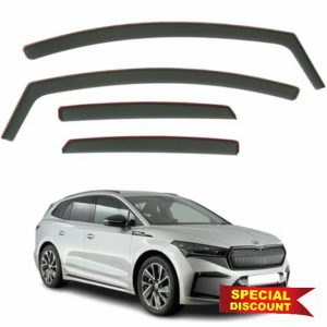 Set Of 4 Wind Deflectors Compatible with SKODA ENYAQ 5-door SUV 2021 2022 2023 2024 2025 Models.