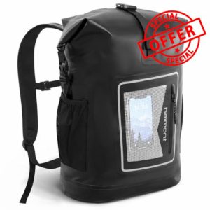 Haimont Waterproof Backpack Dry Bag Floating Roll Top Dry Sack Durable Backpack with Padded for Kayaking