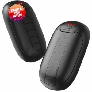 Hand Warmers Rechargeable 2-Pack - Reusable Magnetic Electric Handwarmer 7 Hrs Warmth 3 Levels Heat Up to 132.8℉