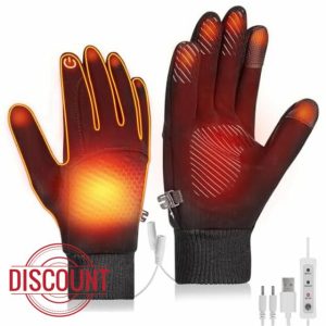 USB Heated Gloves for Men Women
