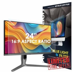 24 Inch Blue Light Blocking Screen Protector