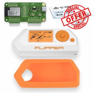 Flipper Zero Starter Full Set | Flipper Zero | WiFi Board | Silicone Case | 64GB MicroSD Card | USB Card Reade