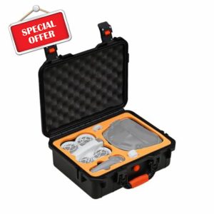 CERFFOOL Portable Case for DJI Neo Motion Fly More Combo Hard Case Waterproof Storage Bag for Goggles N3 Carry Bag Drone Accessories