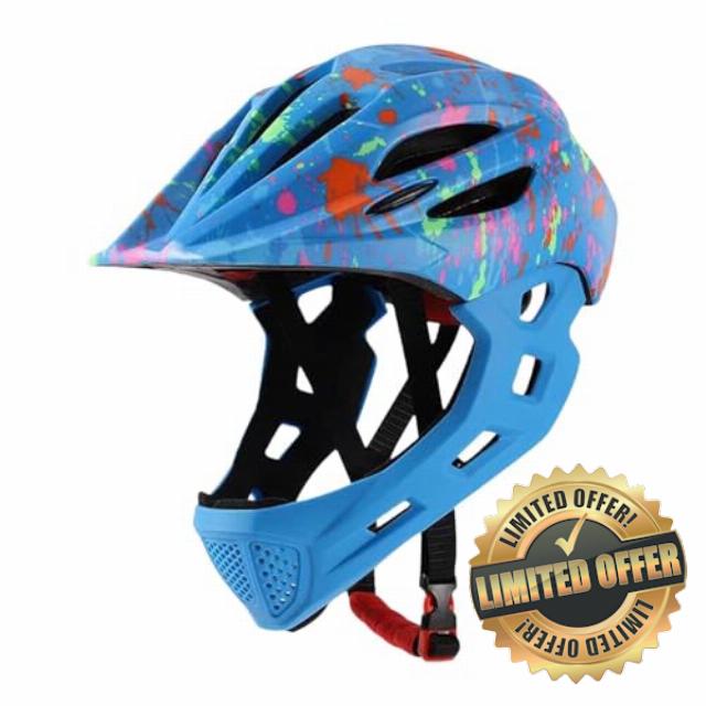 ockible Kids Bike Helmet Cycling Helmet Kids Full Face Bike Helmet Lightweight Full Face Helmet Bicycle Helmet Cycle Helmet Biking Helmet for Kids Boys Girls Riding Roller Skating Outdoo