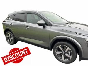 AUTO CLOVER Wind Deflectors Set for Nissan Qashqai 2021+ (6 pieces)