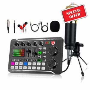 Live Sound Card with Dj Mixer Effects & Voice Changer
