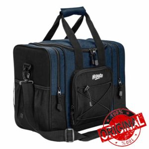 HEDUGO Bowling Ball Bag for Single Ball Bowling Tote Bag with Foam Cushion Bowling Handbags with Padded Strap for Men Women Gift Fits Bowling Shoes Up to Mens Size 14 and Accessories