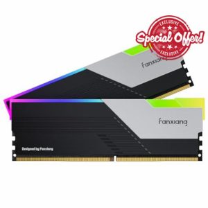 fanxiang DDR5 RAM 32GB Kit with RGB - 7200MHz DDR5 32GB (2x16GB) CL34 288-Pin