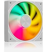 upHere gaming U3KC1 ARGB PC Fan, Low Noise 5V-3Pin ARGB 4-Pin PWM 120mm Case Fan, High Performanc...