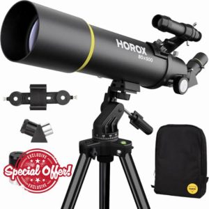Telescope 80mm Aperture 500mm Refractor Telescope for Adults