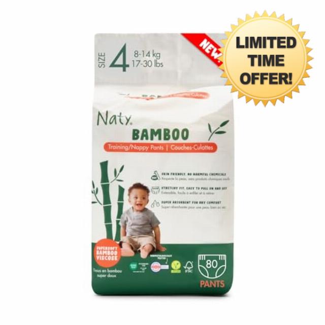 Naty Bamboo Viscose Nappy Pants – Silky Soft