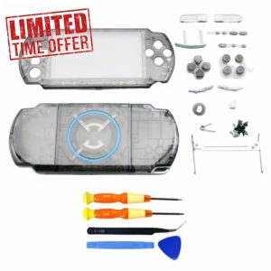 Hzxkqmil Replacement Full Housing Shell Case for Sony PSP 3000 PSP3000 Console