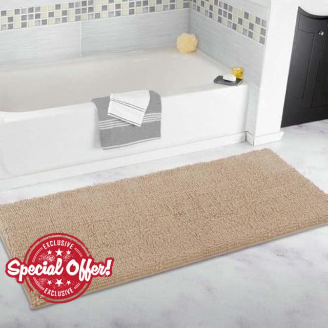 Extra Large Bathroom Rug Long Plush Bath Mat