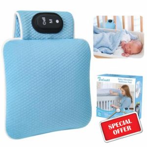 Baby Sleep Soother，balnore Baby Vibrating Soother 3 Vibration Modes & Intensities Help Baby Sleep 90-Minute Timer for Newborns Travel Gif