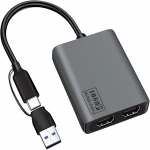 USB 3.0 to HDMI Splitter Extended Display Dual Monitors