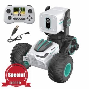 Tneukoom Remote Control Off-Road Car with Camera 720P Real-Time Video and Voice Control
