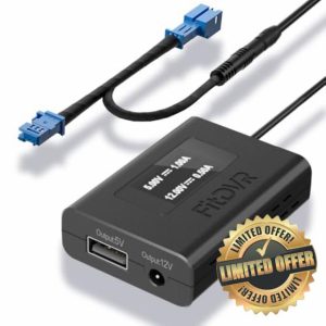 FitDVR Dashcam Power Adapter (3-Pin) Compatible withcitroen Peugeot and DS