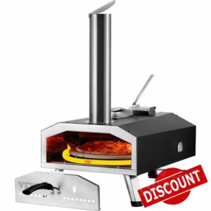 VEVOR Dual Fuel Pizza Oven for Outdoor Use