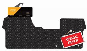 FSW - Compatible with Fiat Scudo 2022-Onwards Tailored Rubber Van Front Floor Mats - 5mm EXTRA Heavy Duty Rubber