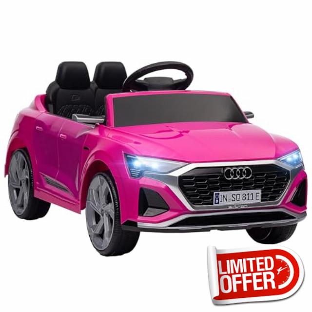 AIYAPLAY Audi Q8 E-tron Licensed Electric Car for Kids