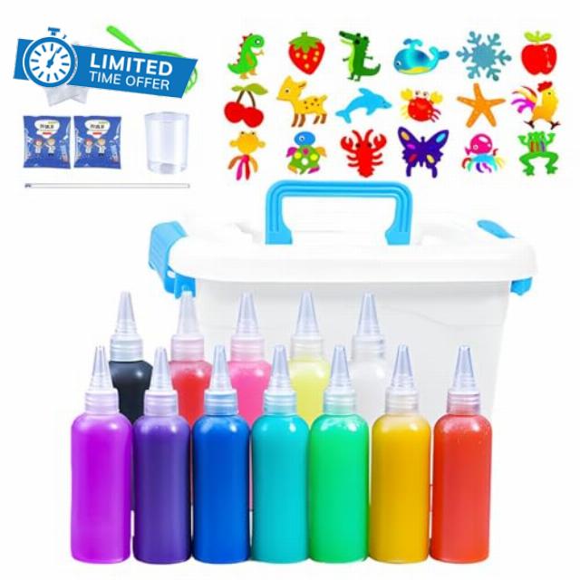 6/9/13 Colors Magic Jelly Set D-iy gel be-ad Sensory Toy