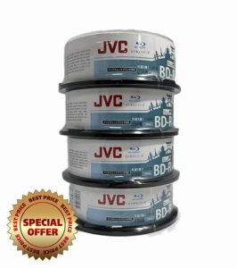 100 -Pack BD-R Disc Blu Ray 1-6 25GB Capacity 130 Minutes Inkjet Printable