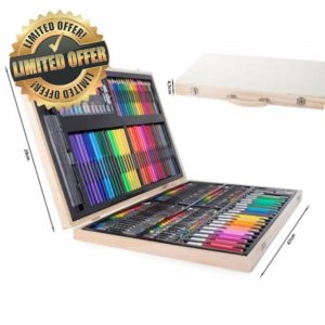 180-Piece Art Set for Kids and Adults: Drawing