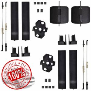 Twowinds - Sliding Window Handle 7H0847781B Compatible with VW T5 Transporter Caravelle Multivan (2003-2015) T6 (from 2015) - Left and Right - Sliding Window Handle (Set of 2)