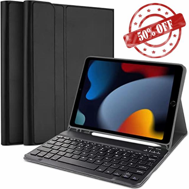 Ducerta Ipad 9th Generation Case with Keyboard