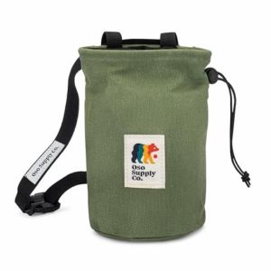 Oso Supply Co - Waxed Canvas Chalk Bag for Rock Climbing