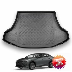 Nomad Boot Liner Compatible With Lexus RZ 2023+ Premium Floor Mat Tailored Fit Car Floor Protector Guard Tray Black Custom Fitted Accessory - Dog Friendly & Waterproof with Raised Edges