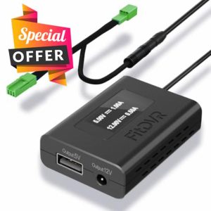 FitDVR Dash camera Power Adapter(3-Pin) for Volvo