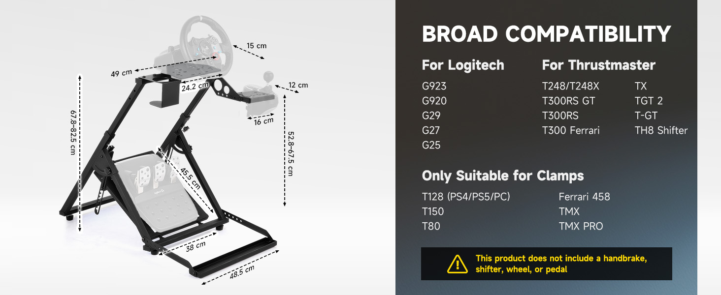 adjustable steering wheel stand