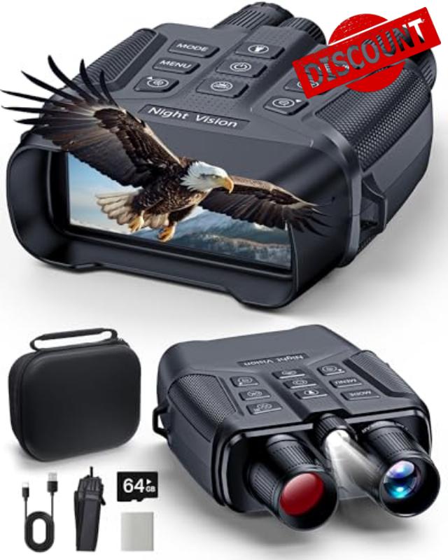 Night Vision Goggles: 4K Night Vision Binoculars for Adults