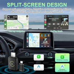 2 in 1 Android Auto Wireless Adapter Uk