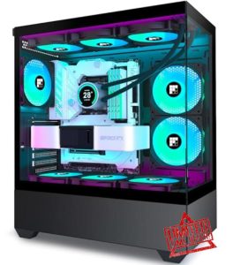 FOIFKIN PC Case - Pre-Installed 5 PWM ARGB Fan