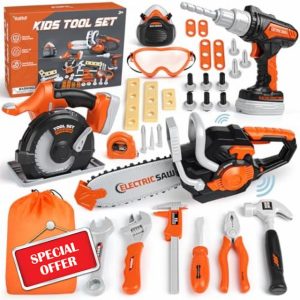 Vanplay Kids Tool Set Kids Toys Kids Tool Kit with Electric Drill