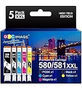 GPC Image 20-Pack Ink Cartridges Replacement for Canon PGI-570XL CLI-571XL Compatible with PIXMA ...