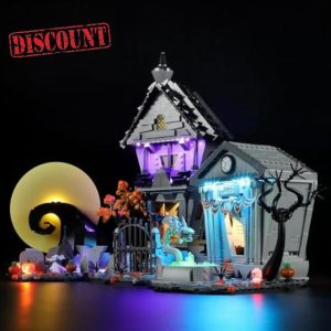 BRICKLIGHT Led Light kit for 21351 Disney Tim Burton‘s The Nightmare Before Christmas (No Set Included