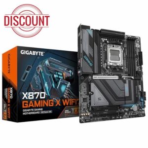 GIGABYTE X870 GAMING X WIFI7 Motherboard - Supports AMD Ryzen 9000 CPUs