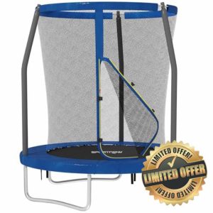 SPORTNOW Trampoline with Safety Enclosure Net