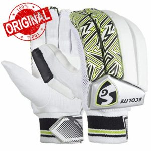 SG Ecolite Cricket Batting Gloves | Multicolor | Size: Extra Small Junior | For Right-Hand Batsma