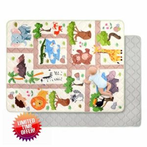 Extra Large Baby Play Mat for Floor 150x180 cm