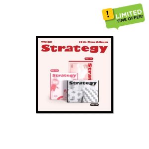 TWICE STRATEGY 14th Mini Album Standard 3 Ver Set (via DHL Express) (Folded Poster)