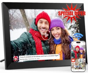 Digital Photo Frame WiFi 10.1 Inch