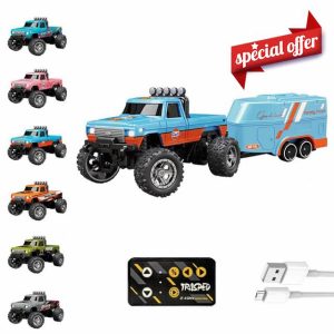 Mini Rc Truck with Trailer