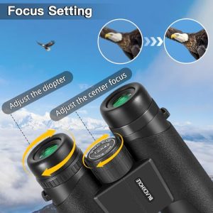 Compact Binoculars for Bird Watching Stargazing Traveling Hunting and Hiking