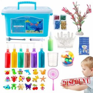Magic Jelly Set | Water Jelly Creative Set | 14 Shape Molds Magic Water EIf Kit | 3D Aqua Fairy Water Gel Kit | Magic Water Elfs | DIYS Water Animal Beads Kit | Magic Aqua Gelz Water Toys